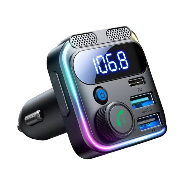 Asli Global Thundervolt 48w Car Wireless Fm Transmitter Fm | Black Asli Global Thundervolt 48w Car Wireless Fm Transmitter Fm | Black